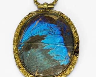 Antique Butterfly Wings Pendant