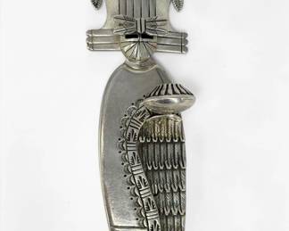 Bennie Ration Navajo Sterling Silver Pendant & Brooch