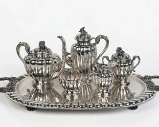 (6pc) Sanborns Sterling Silver Tea Set
