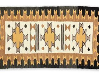 Navajo Triple Diamond Medallion Rug