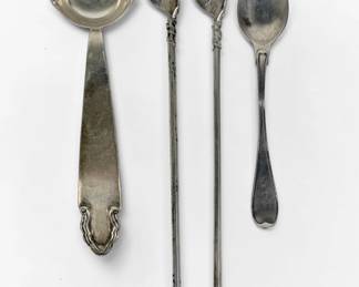 (4) Mexican Sterling Silver Spoons
