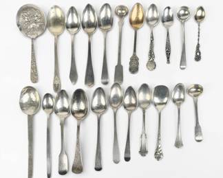 (22) Various Sterling Silver Spoons