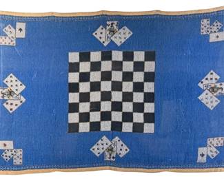 Antique Native American Beaded Gambling Mat