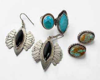 Group of Native American Sterling Jewelry