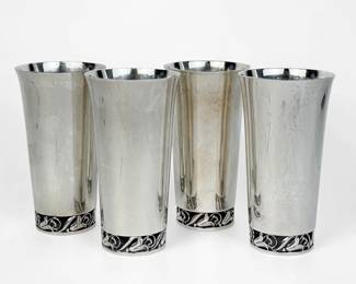 (4) La Paglia Sterling Cups