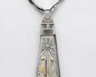 Ben Begaye Sterling Silver & Turquoise Necklace