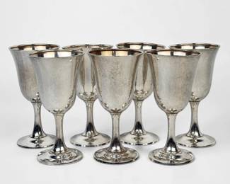 (7) Wallace Sterling Silver Cups