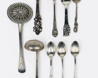 (9) .800/.830 Silver Spoons
