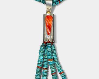 Daniel Coriz Turquoise & Sterling Silver Necklace