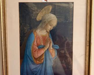 Framed Print: Filippo Lippi's, Adoration of he Christ Child!