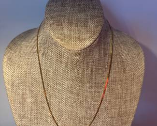 #102 - $550 - 18kt gold chain made in italy 6.32gr - 20"L