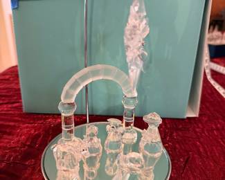 #163 - $100 - Swarovski Nativity scene