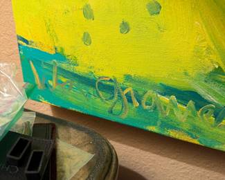 #73 - $200 - Boy sailor acrylic painting signed 48x36