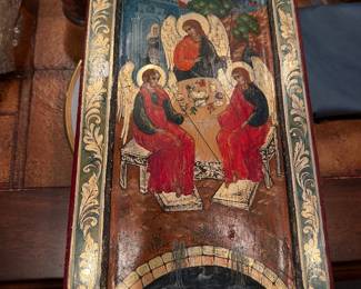 #61 - $ - Russian plaque Religious 8x17