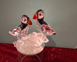 #186 - $80 - Swarovski Puffins