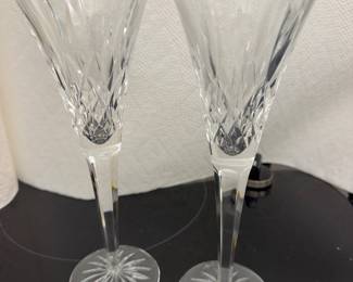 Waterford champagne glasses pair $40