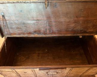 #5 - $400 - Antique wood trunk 51x30x20T