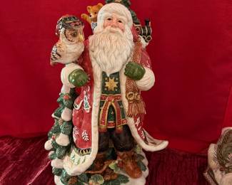 #20 - $48 - Fitz & Floyd pottery Santa 19" Classics