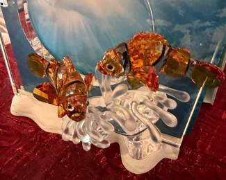#181 - $150 - Harmony Wonder of the sea - amber color fish