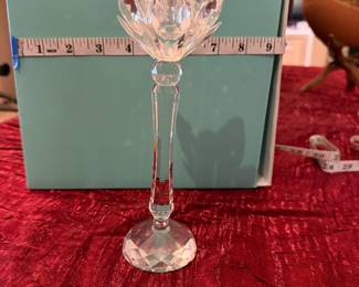 #132 - $26 - Swarovski flower tall - as is