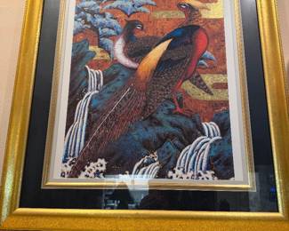 #1 - $80 - Peacock print 43x38