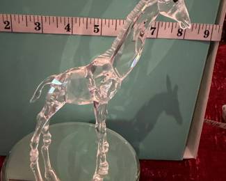 #153 - $50 - Swarovski baby giraffe