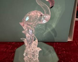 #174 - $70 - Swarovski Flamingo with pink bill