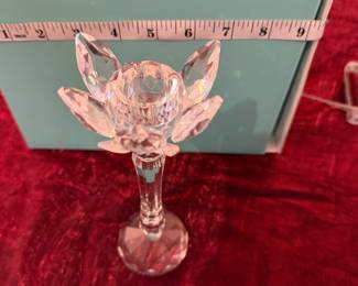 #132 - $26 - Swarovski flower tall - as is