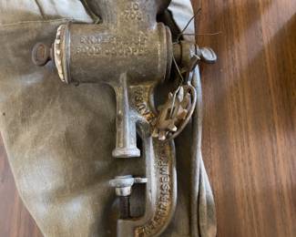 Vintage meat grinder