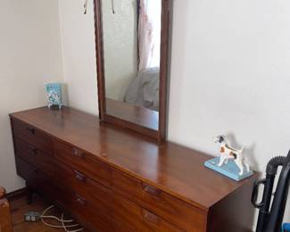 MCM dresser with mirror