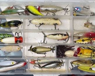 Vintage fishing lures