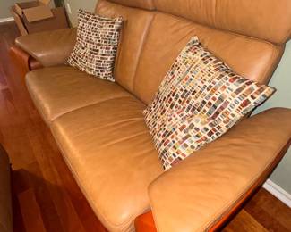 Danish reclining loveseat brand Stressless