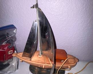 Sailboat tv lamp