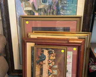 Various paintings