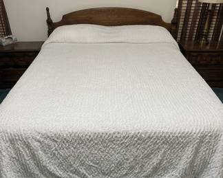 King size bed! Mattress not included!