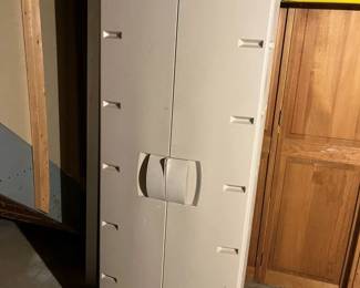 29 Rubbermaid Poly Storage Shelving Cabinet