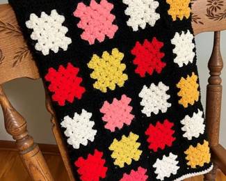29 Handknit Vintage Throw