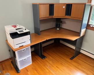 29 Bush Series A Collection Corner Hutch Modular Workspace