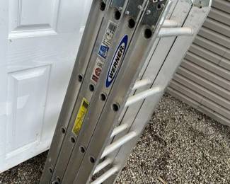 29 Werner 16 HeavyDuty 250LB. Folding Aluminum Ladder