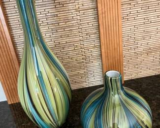 29 Murano Handblown Glass Art Vases