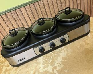 29 Bella Triple Slow Cooker Crock Pot