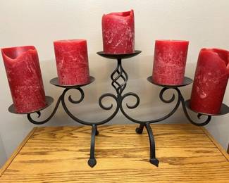 29 Wrought Iron Canldeholder