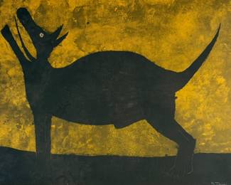 Rufino Tamayo "Perro" Colored Lithograph