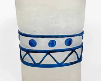 Gino Cenedese MCM Murano Frosted Glass Vase
