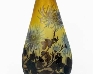 Emile Galle 'Chrysanthemum' Vase