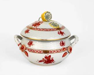 Herend "Chinese Bouquet Rust" Tureen