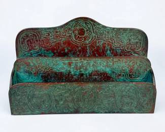 Tiffany Studios "Zodiac" Letter Holder