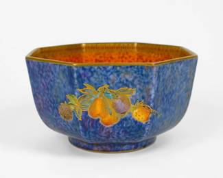 Wedgwood Fruit Lustre Blue Bowl