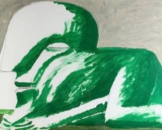 Horst Antes "Sphinx" Gouache on Paper