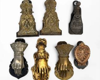 (7) Antique Victorian Letter  Clips